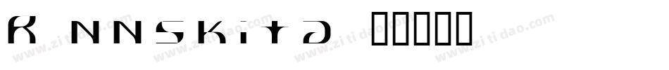R nnskita字体转换
